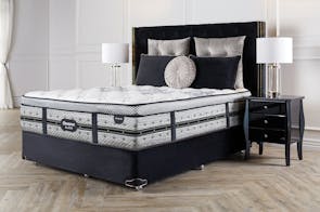 Distinguish Medium Queen Bed by Beautyrest Black