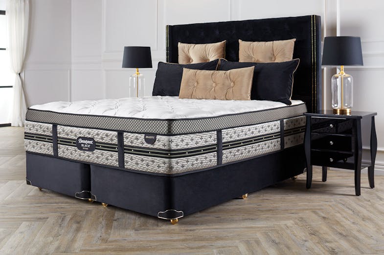 Majestic Medium Californian King Bed by Beautyrest Black