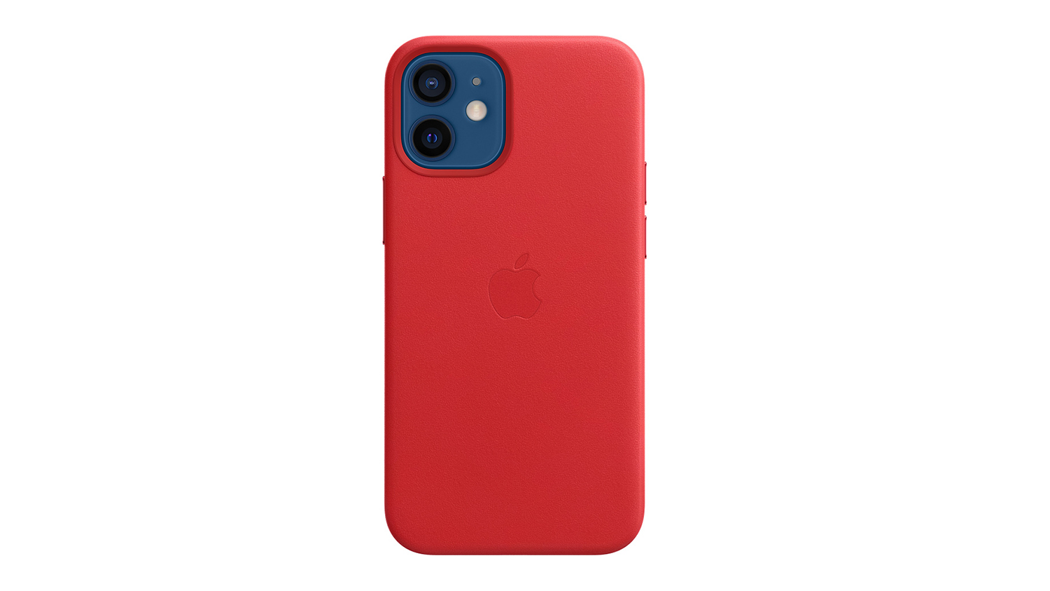 Apple Leather Case with MagSafe for iPhone 12 mini (PRODUCT)RED