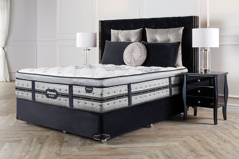 Distinguish Soft Californian King Bed by Beautyrest Black