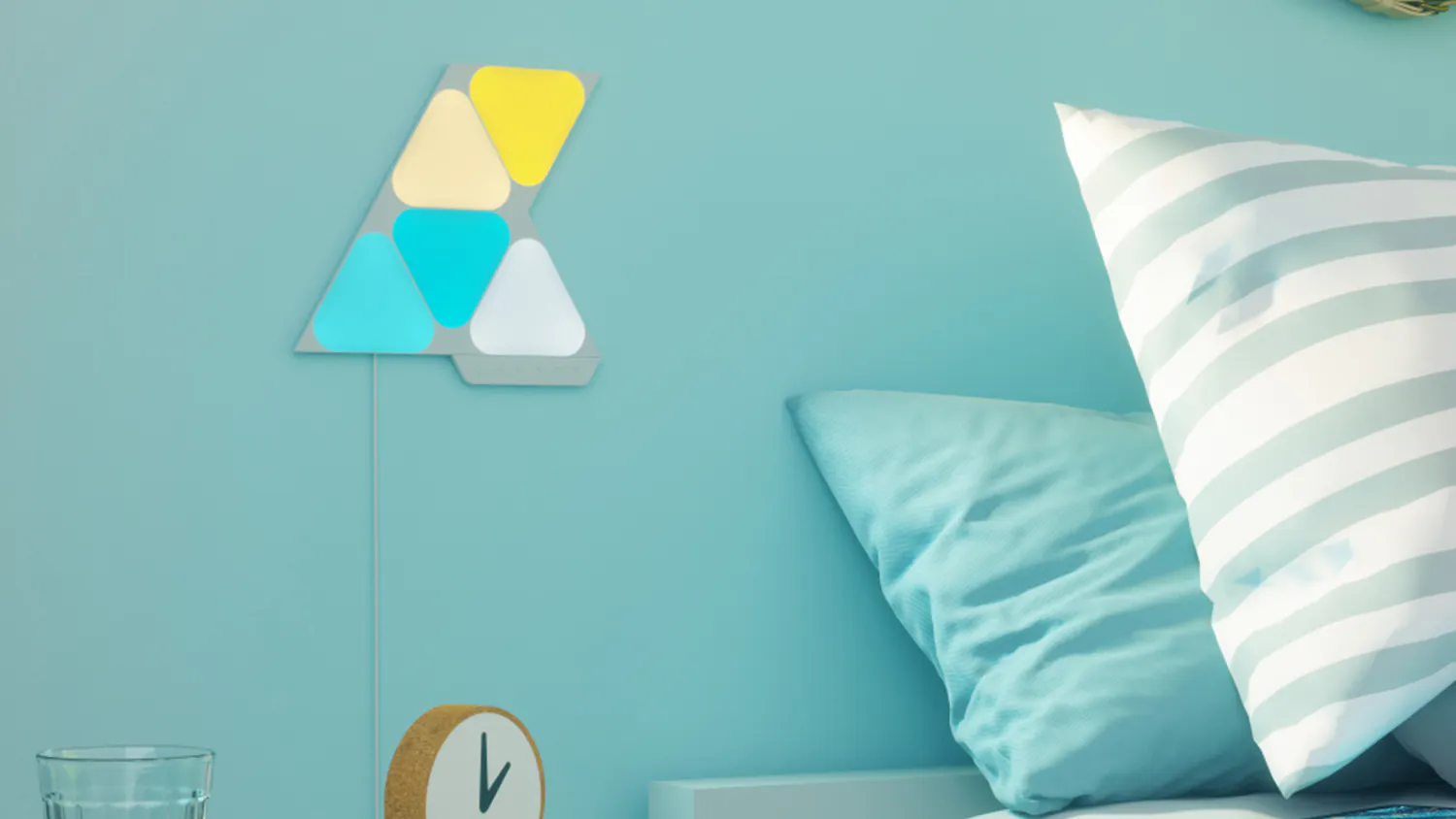 Nanoleaf Shapes Smart Triangle Mini Light Panel Smarter Kit - 5 Pack ...