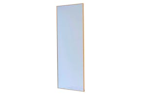 Rectangle Aluminium Mirror by Stoneleigh & Roberson - Gold