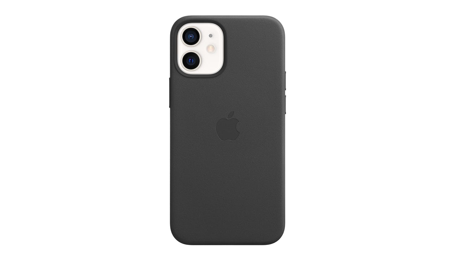 Apple Leather Case with MagSafe for iPhone 12 mini - Black