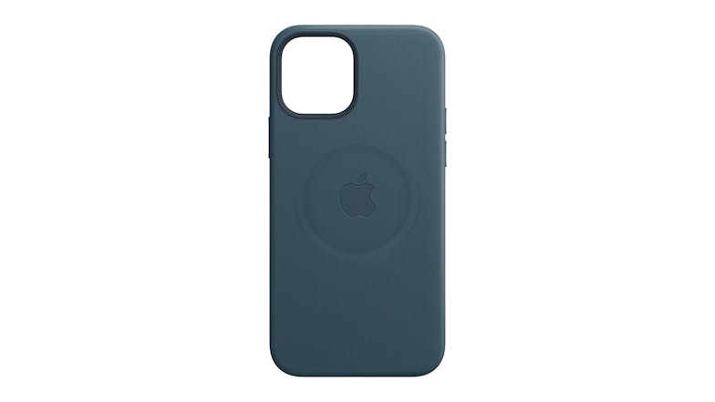 Apple Leather Case with MagSafe for iPhone 12 Pro Max - Baltic Blue