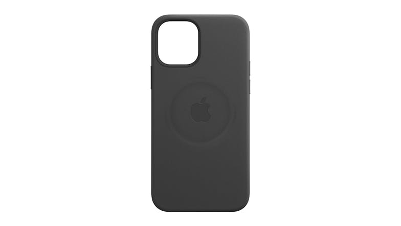 Apple Leather Case with MagSafe for iPhone 12 Pro Max - Black