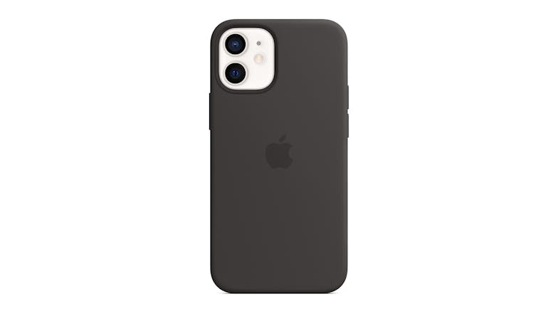 Apple Silicone Case with MagSafe for iPhone 12 mini - Black