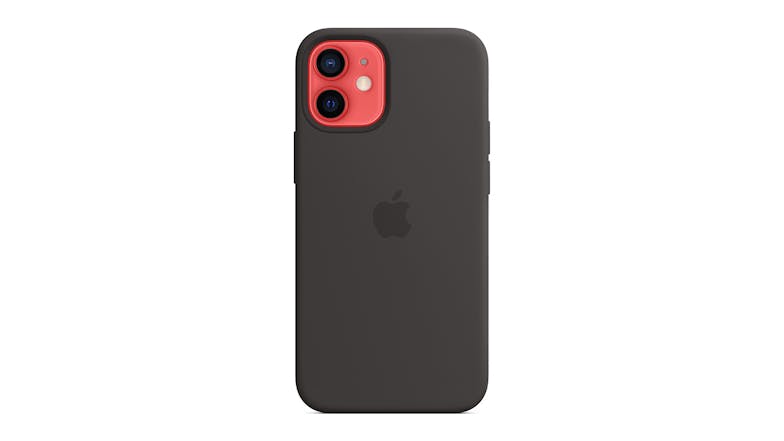 Apple Silicone Case with MagSafe for iPhone 12 mini - Black