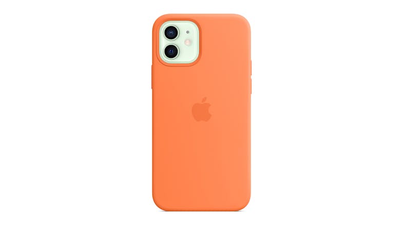 Apple Silicone Case with MagSafe for iPhone 12/12 Pro – Kumquat
