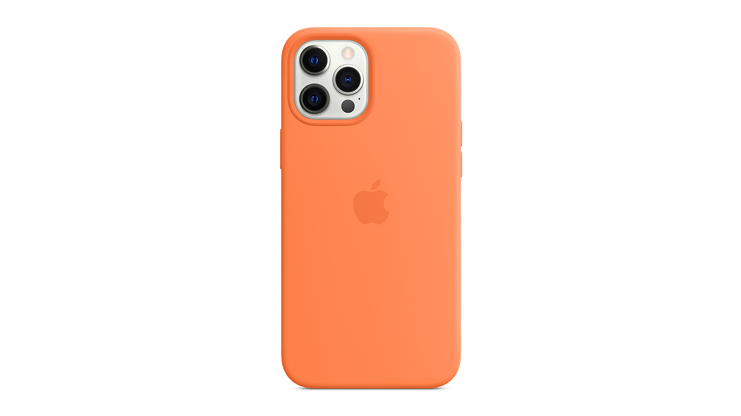Apple Silicone Case with MagSafe for iPhone 12 Pro Max Kumquat