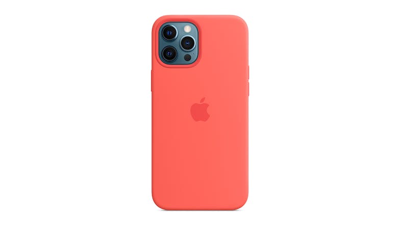 Apple Silicone Case with MagSafe for iPhone 12 Pro Max - Pink Citrus