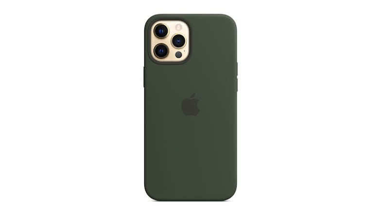 Apple Silicone Case with MagSafe for iPhone 12 Pro Max - Cypress Green