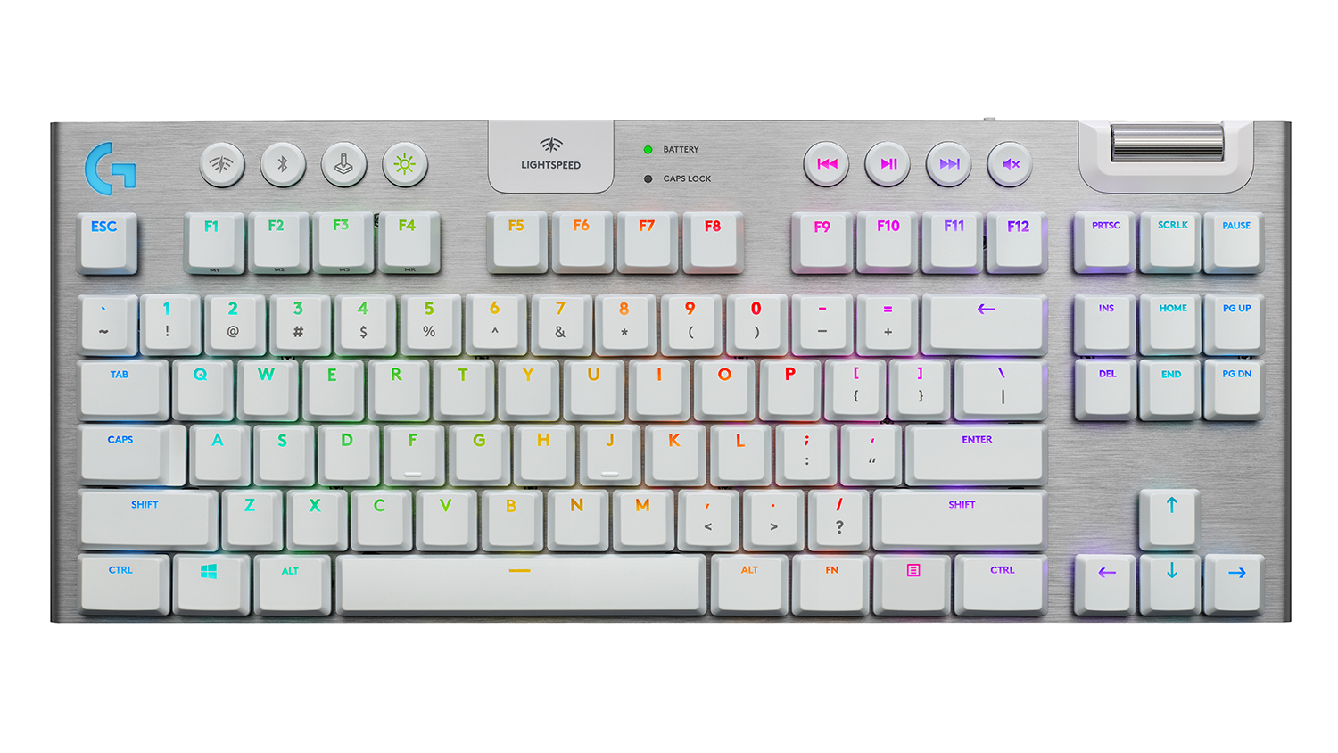 Logitech G715 TKL Clicky White US配列-