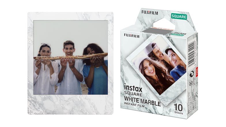 Instax Square Film 10 Pack - White Marble