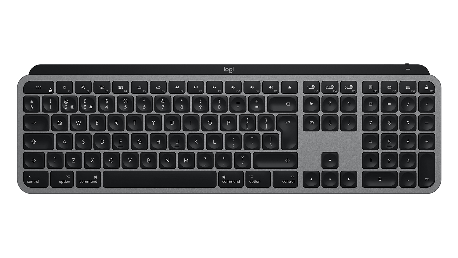 illuminated logitech keyboard on mac