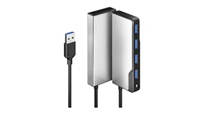 Alogic USB-A Fusion SWIFT 4-in-1 Hub - Space Grey