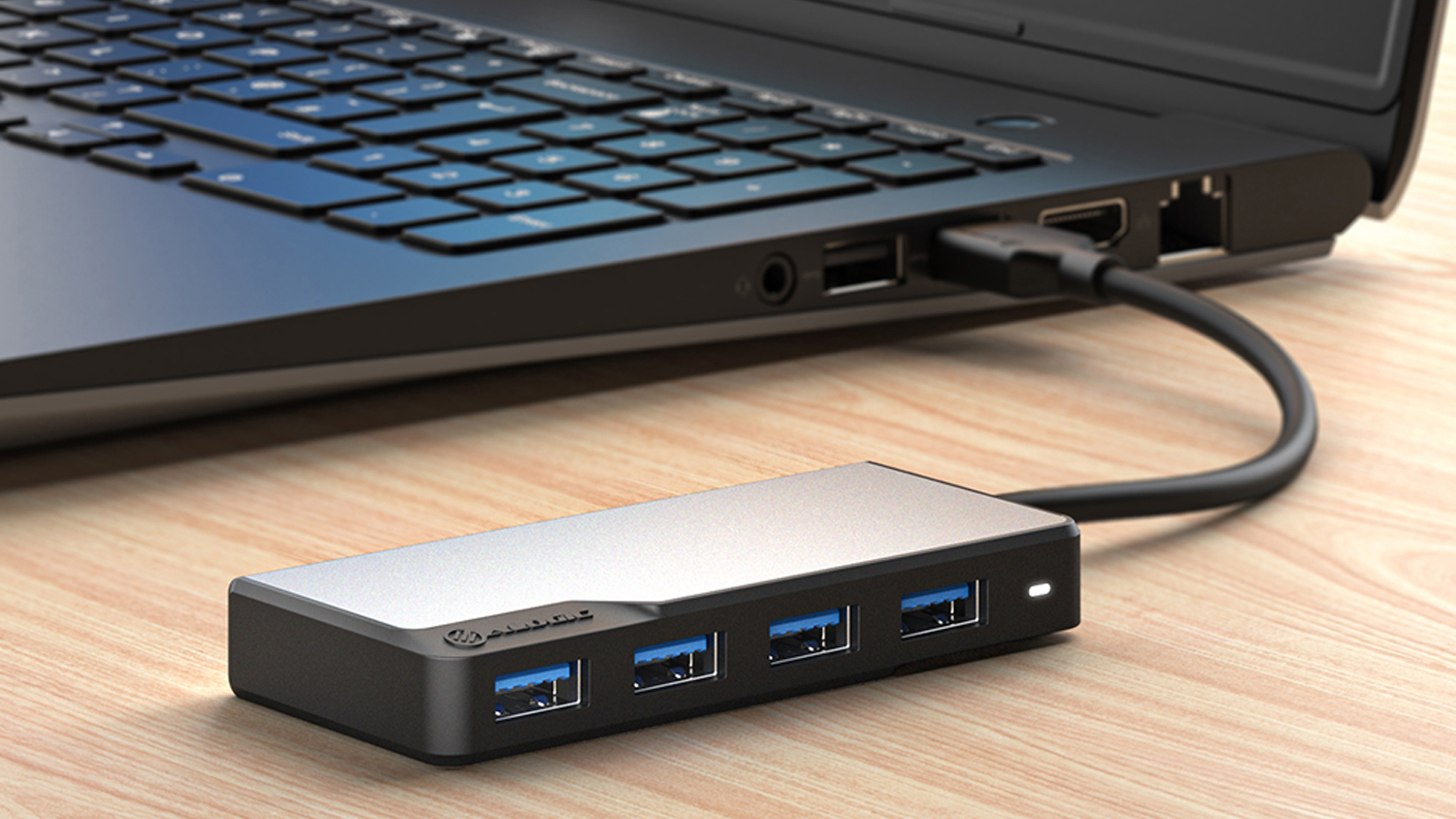 Alogic USB-A Fusion SWIFT 4-in-1 Hub - Space Grey