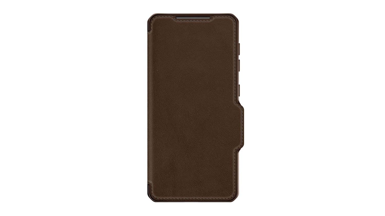 ITSKINS Hybrid Folio Leather Case for Samsung Galaxy S21 Ultra - Brown