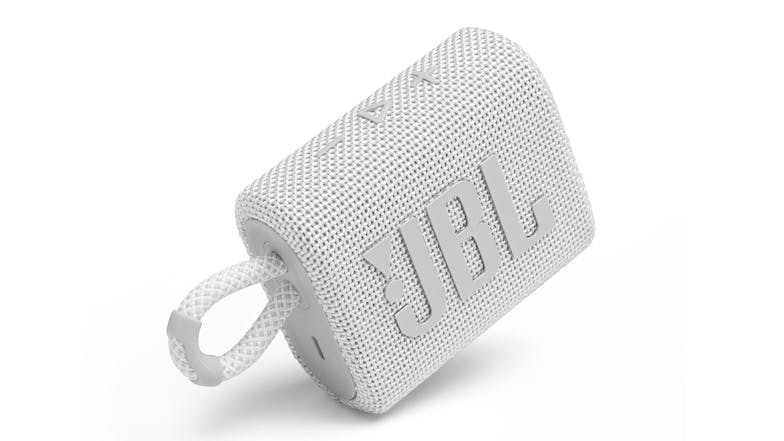 JBL Go 3 Portable Bluetooth Speaker - White