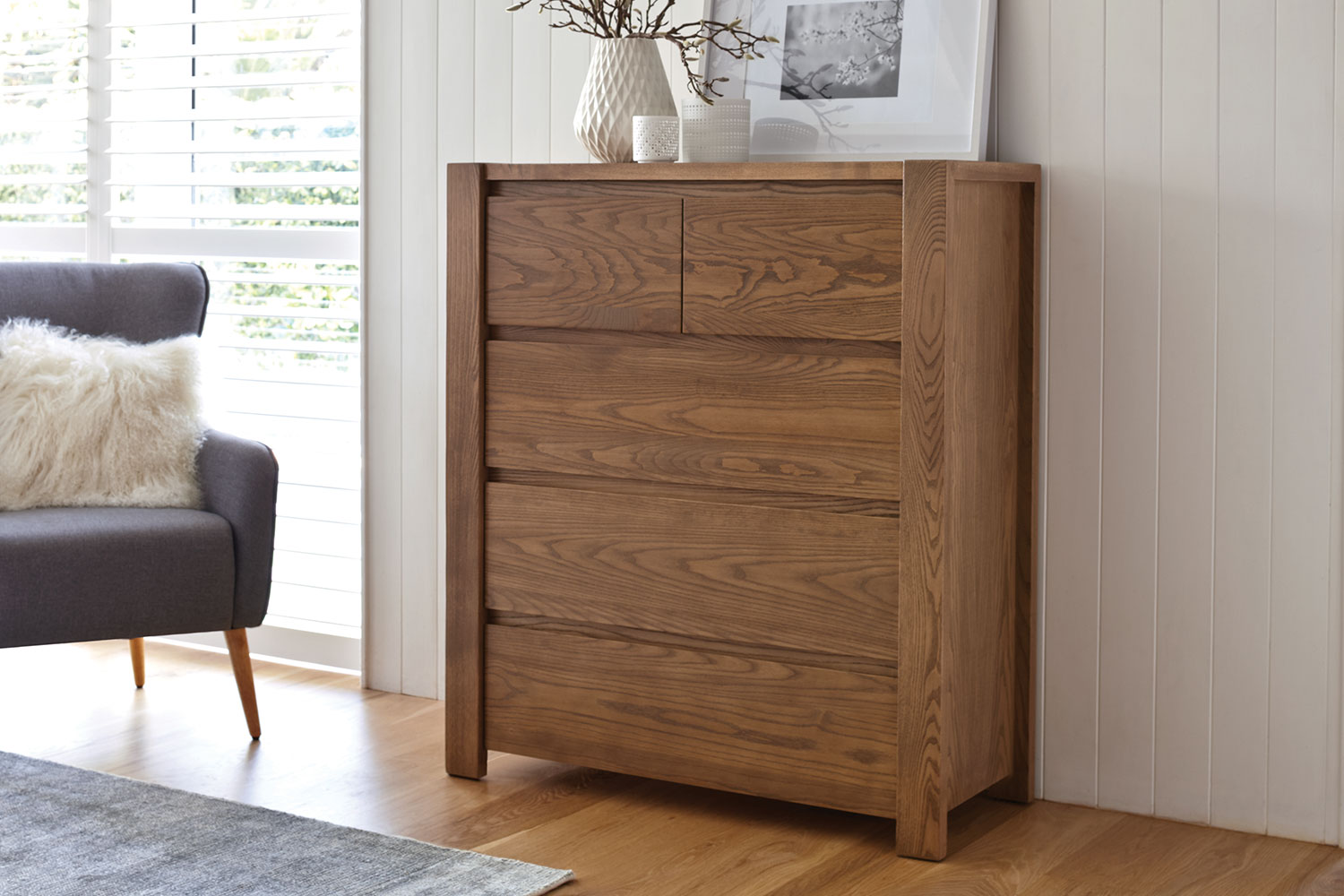 Milford 5 Drawer Tallboy