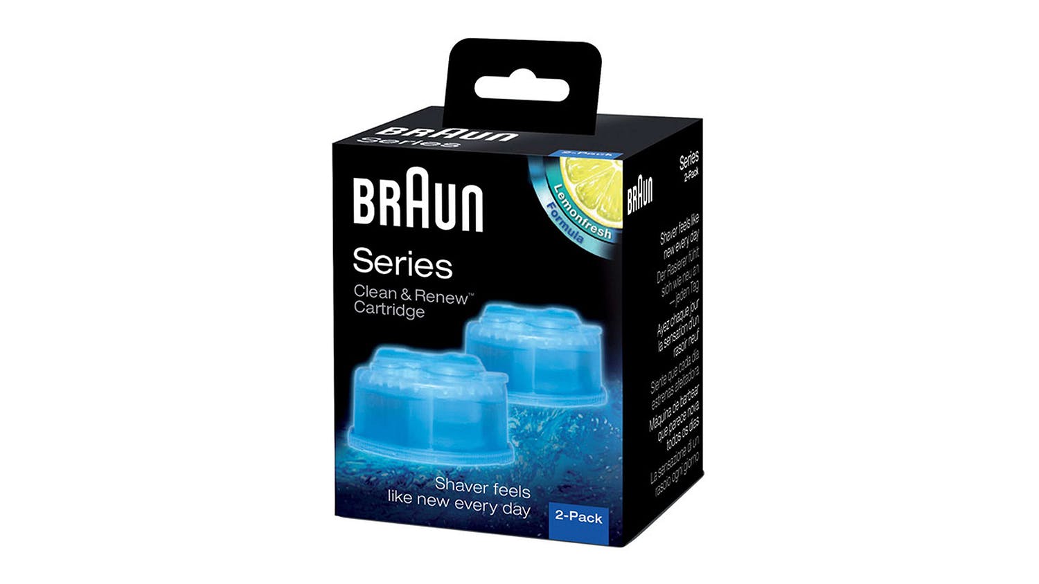 Braun Clean Renew Cartridge Refills Series 2-Pack Shaver Cleaner
