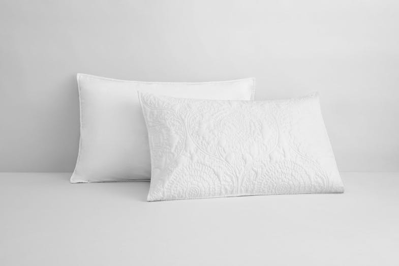 Landor White Sham Pillowcase by Sheridan