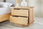 McKenzie 2 Drawer Bedside Table