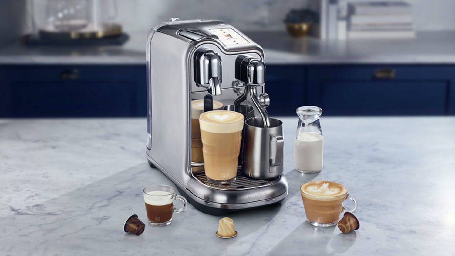 Nespresso Breville "Creatista Pro" Espresso Machine - Stainless Steel