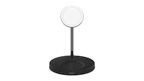 Belkin Boost Up Charge Pro 2-in-1 Wireless Charger Stand with MagSafe 15W - Black