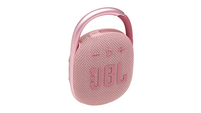 JBL Clip 4 Ultra-portable Bluetooth Speaker - Pink