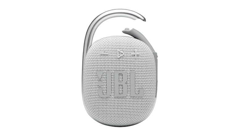 JBL Clip 4 Ultra-portable Bluetooth Speaker - White