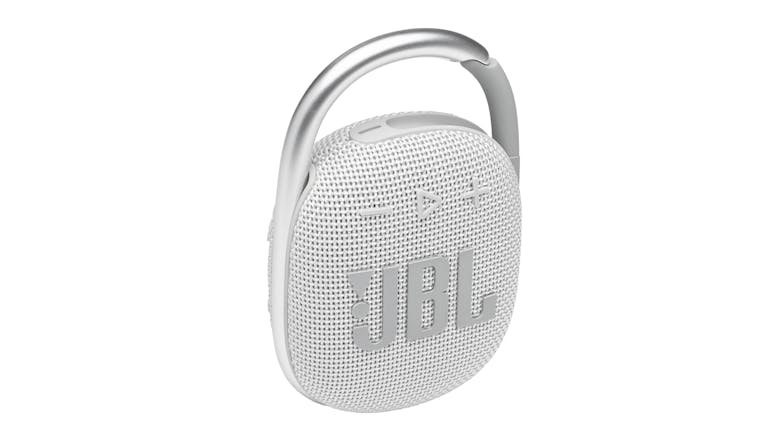 JBL Clip 4 Ultra-portable Bluetooth Speaker - White