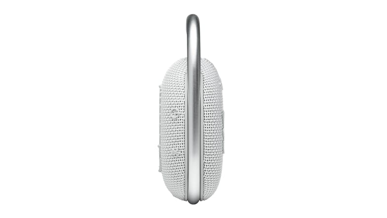JBL Clip 4 Ultra-portable Bluetooth Speaker - White