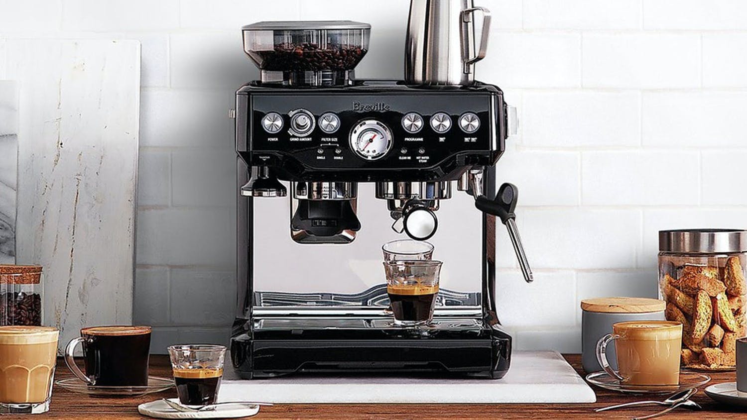 Breville "the Barista Express" Espresso Machine - Black Sesame | Harvey  Norman New Zealand