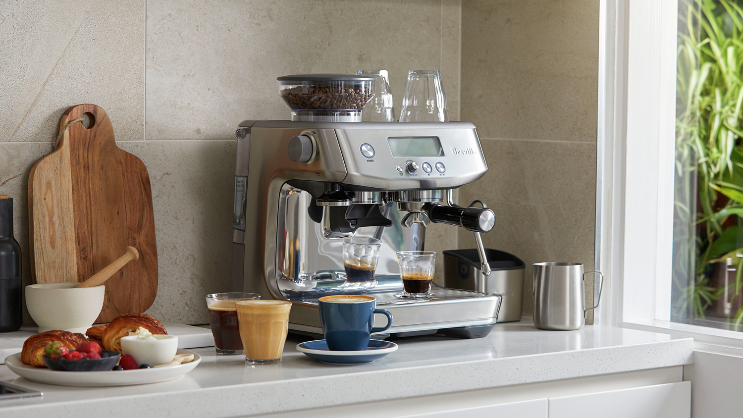Breville the Barista Pro Espresso Machine Stainless Steel Harvey