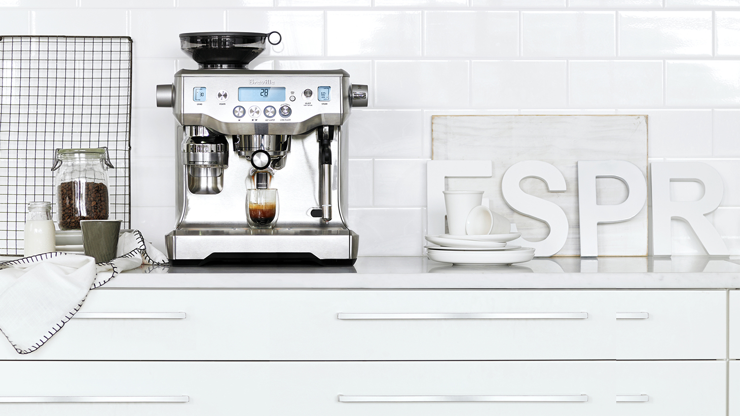 Breville the Oracle Automatic Espresso Machine - Brushed Stainless Steel (BES980BSS)