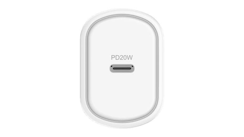 Cygnett PowerPlus 20W USB-C PD Wall Charger - White