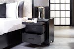 Venice 2 Drawer Bedside Table with Tea Tray