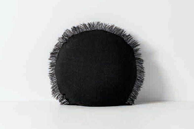 Round Cushion - Black