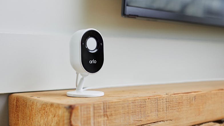 Arlo Essential Indoor Security Camera - White