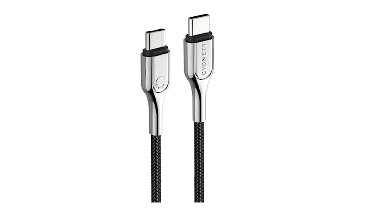 Cygnett Armoured USB-C To USB-C 1M - Black