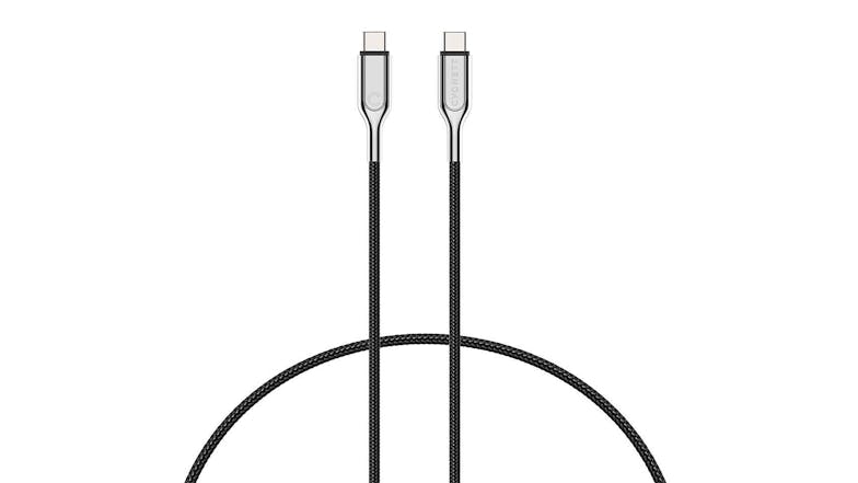 Cygnett Armoured USB-C To USB-C 1M - Black