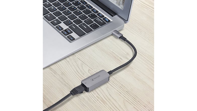 Bon.Elk Long-Life USB-C to Gigabit Ethernet Adapter 15cm - Space Grey