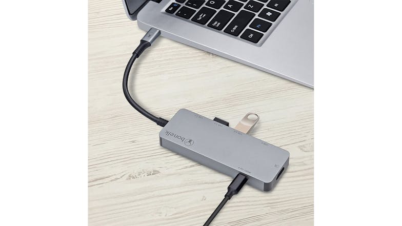 Bon.Elk Long-Life 6-in-1 Multiport Adaptor - Space Grey