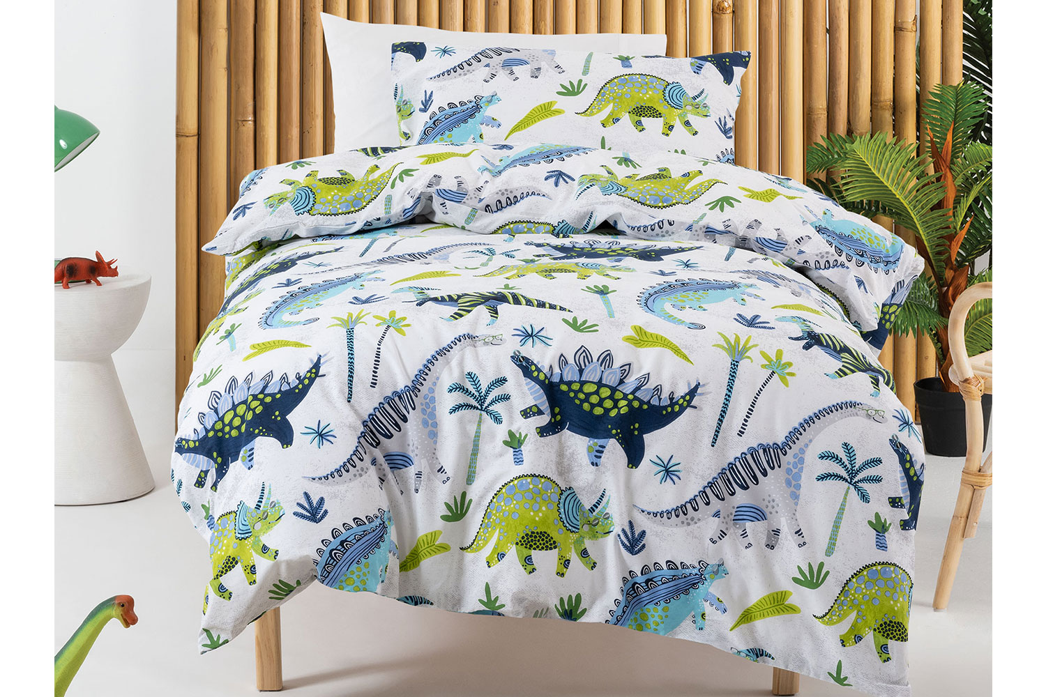 single dinosaur duvet cover