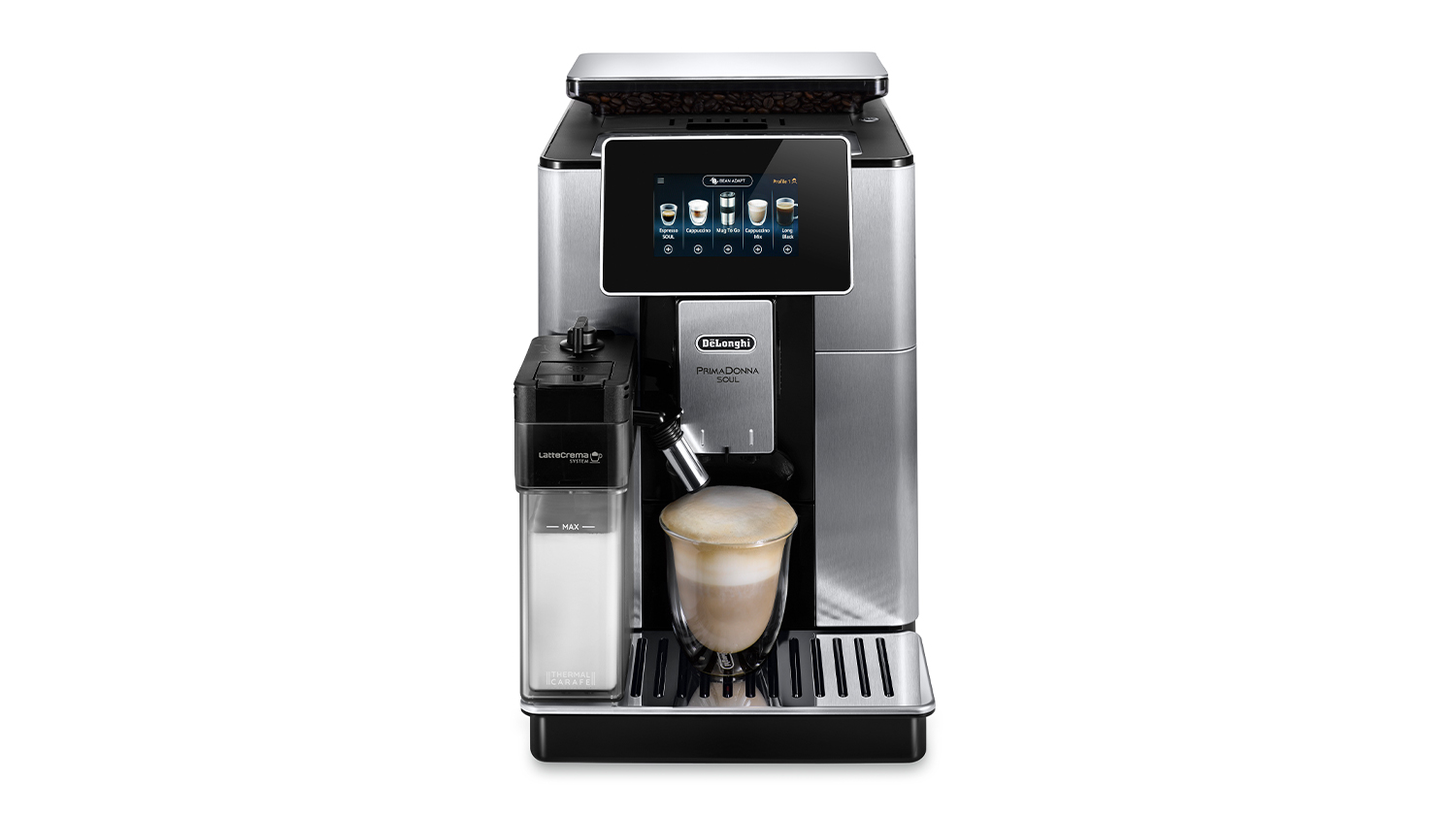 DeLonghi PrimaDonna Soul Fully Automatic Coffee Machine Harvey