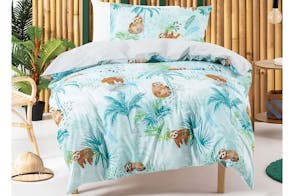 Sleepy Sloth Duvet Cover Set by Squiggles