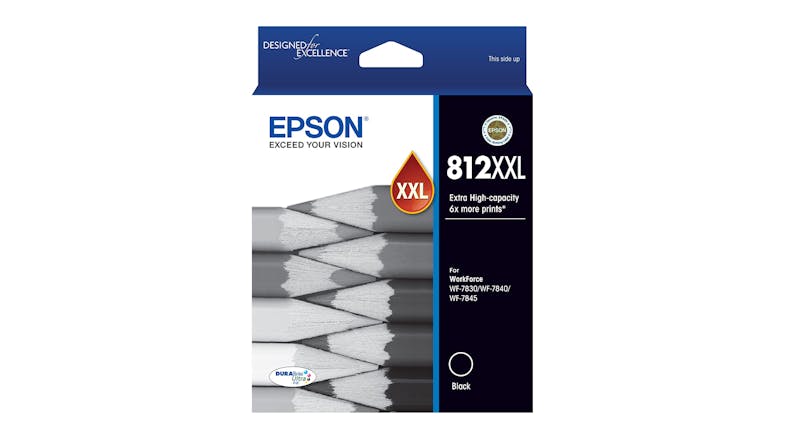 Epson 812XXL Extra High Capacity DURABrite Ultra Ink Cartridge - Black
