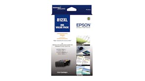 Epson 812XL High Capacity DURABrite Ultra Ink Cartridge - Value Pack