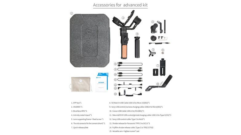 FeiyuTech AK2000S Advanced Kit - Gimbal for Camera