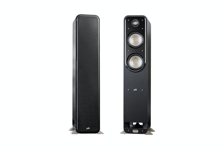 Polk Audio S55 Floorstanding Speakers - Black (Pair)
